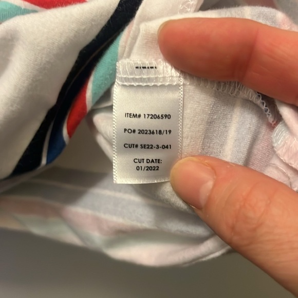 Torrid foxy wide strap Multicolor Striped tank Top size 0 - Picture 3 of 8